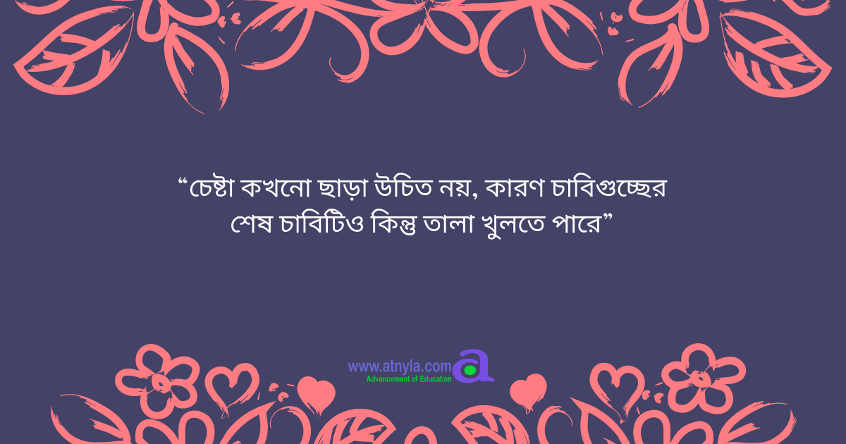 Motivational bangla quotes