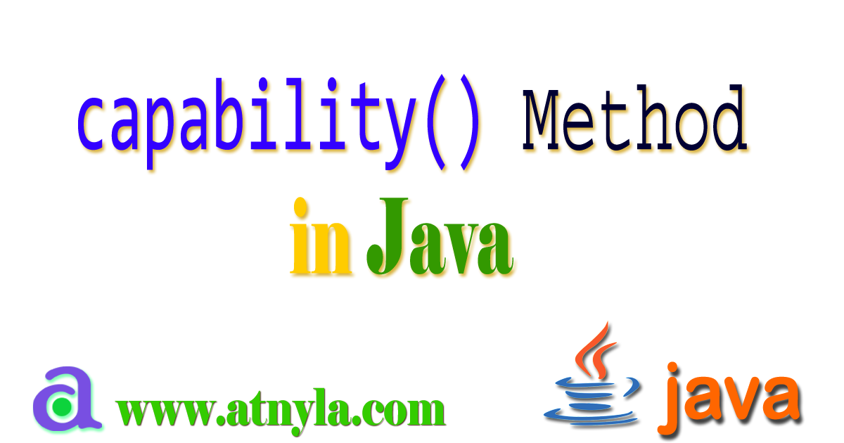 Understanding StringBuffer capacity() Method in Java: Usage and ...