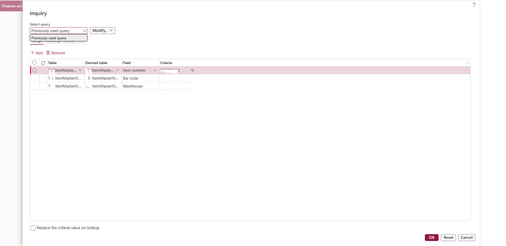 1 Open a query window before opening form using X++ in D365FO