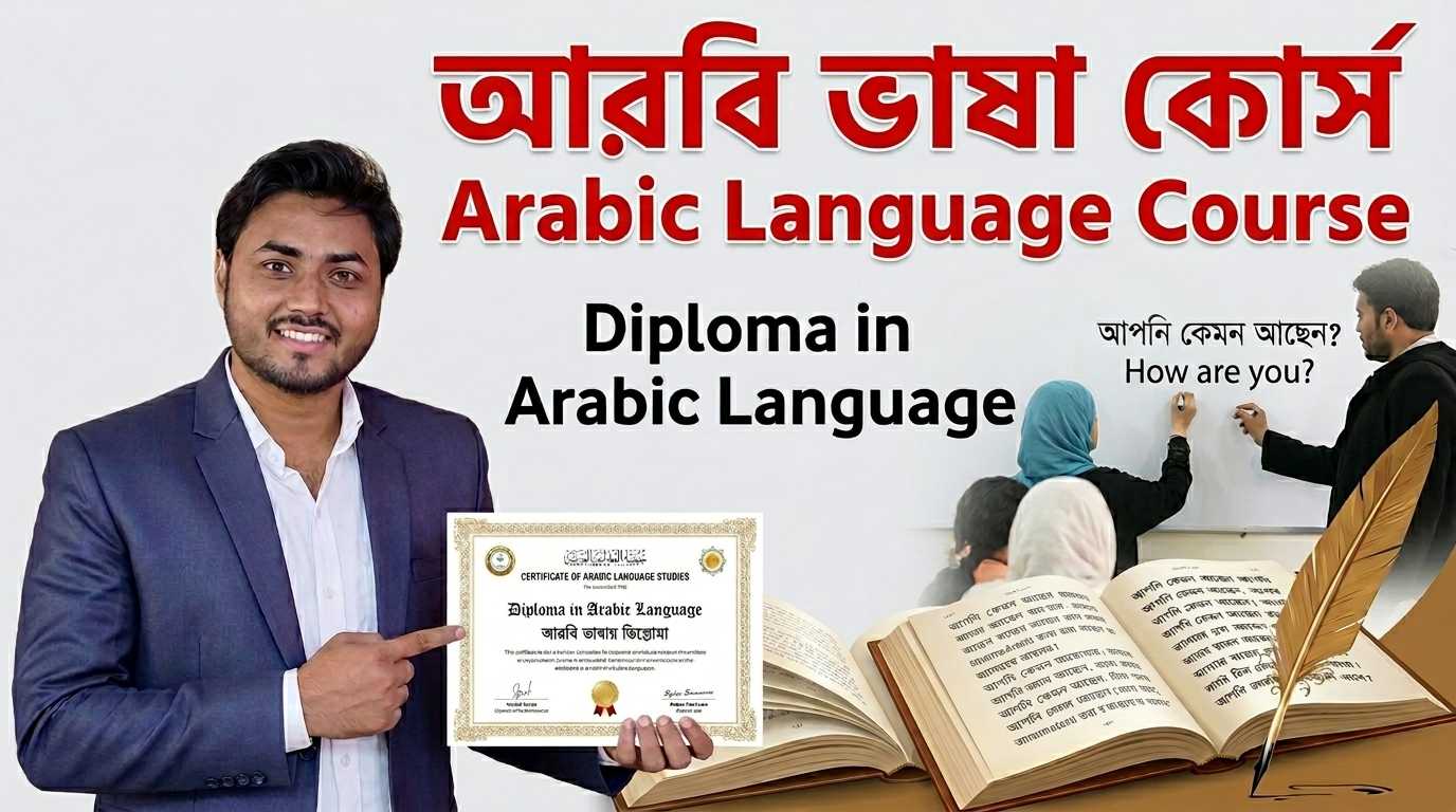 আরবী ভাষা কোর্স - Diploma in Arabic language