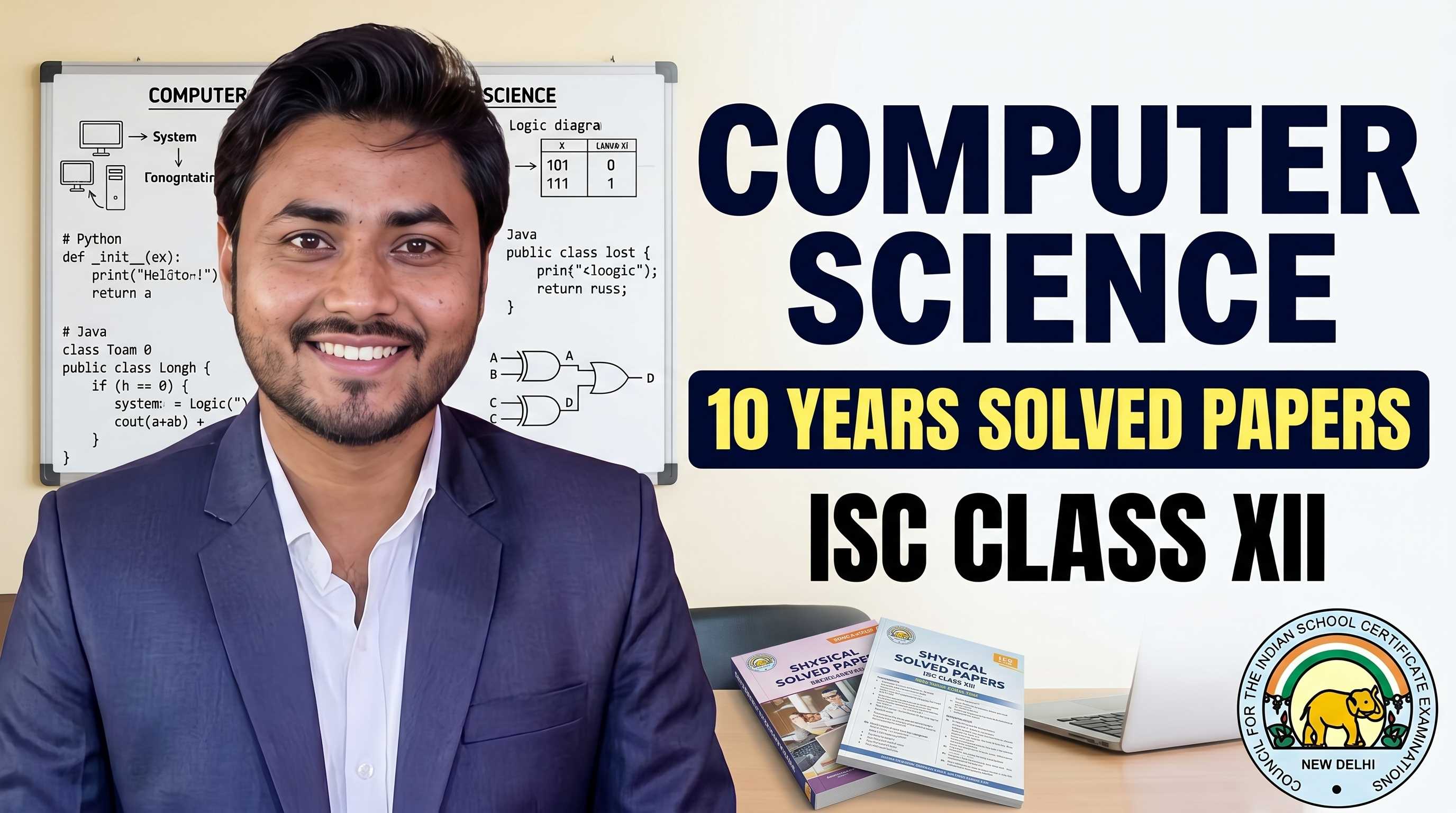 Computer Science - 10 Years Solved Papers ISC Class XII