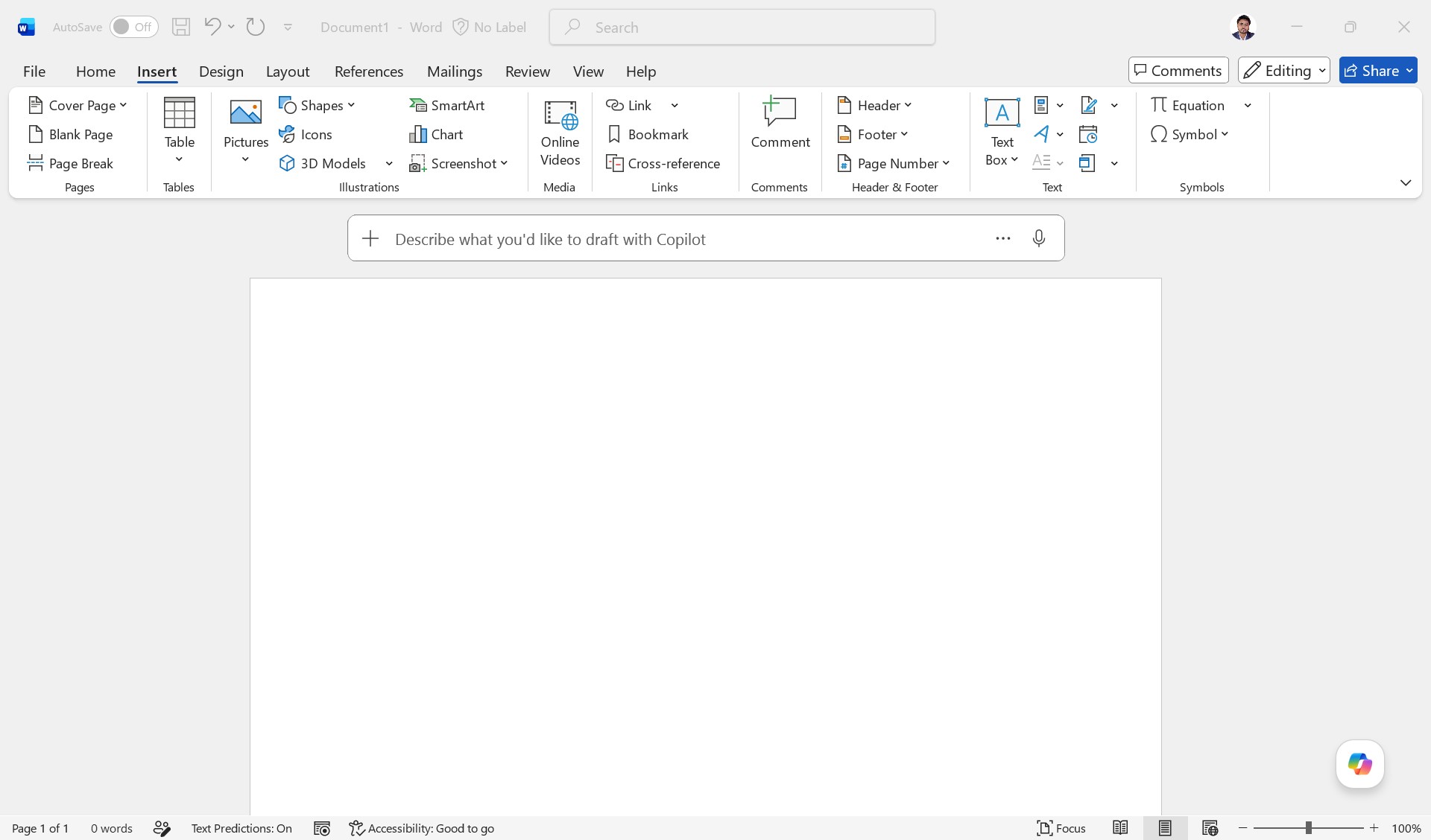 MS Word Interface - Insert MS Word Interface - Insert