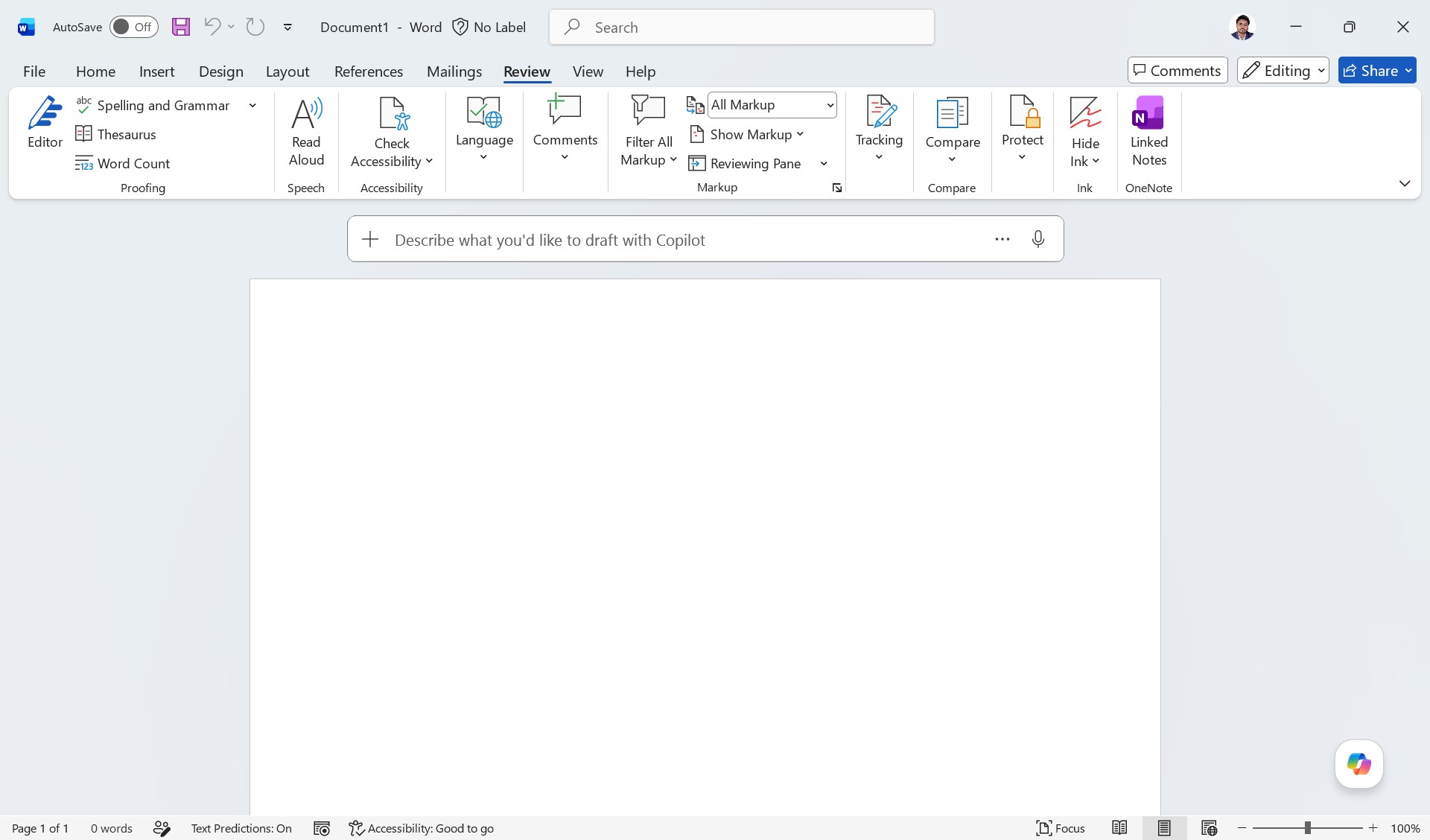 MS Word Interface - Review MS Word Interface - Review