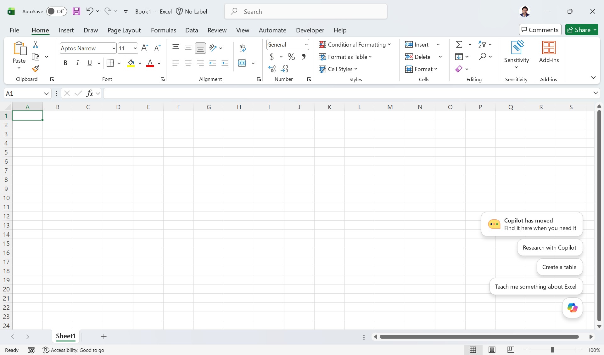 MS Excel Interface - Home MS Excel Interface - Home