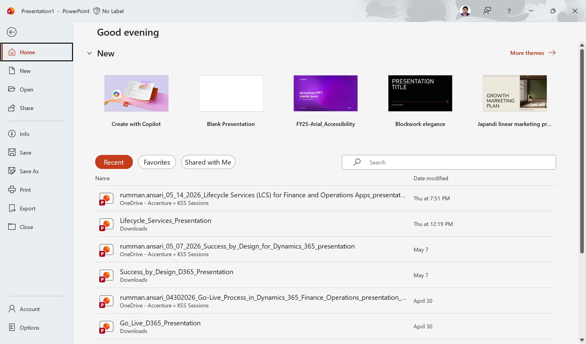 MS PowerPoint Interface - File MS PowerPoint Interface - File