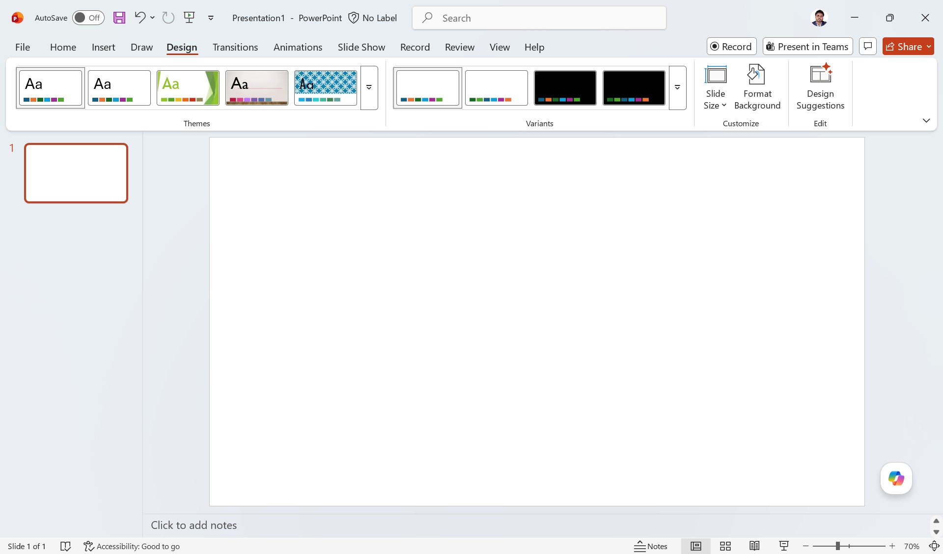 MS PowerPoint Interface - Design MS PowerPoint Interface - Design