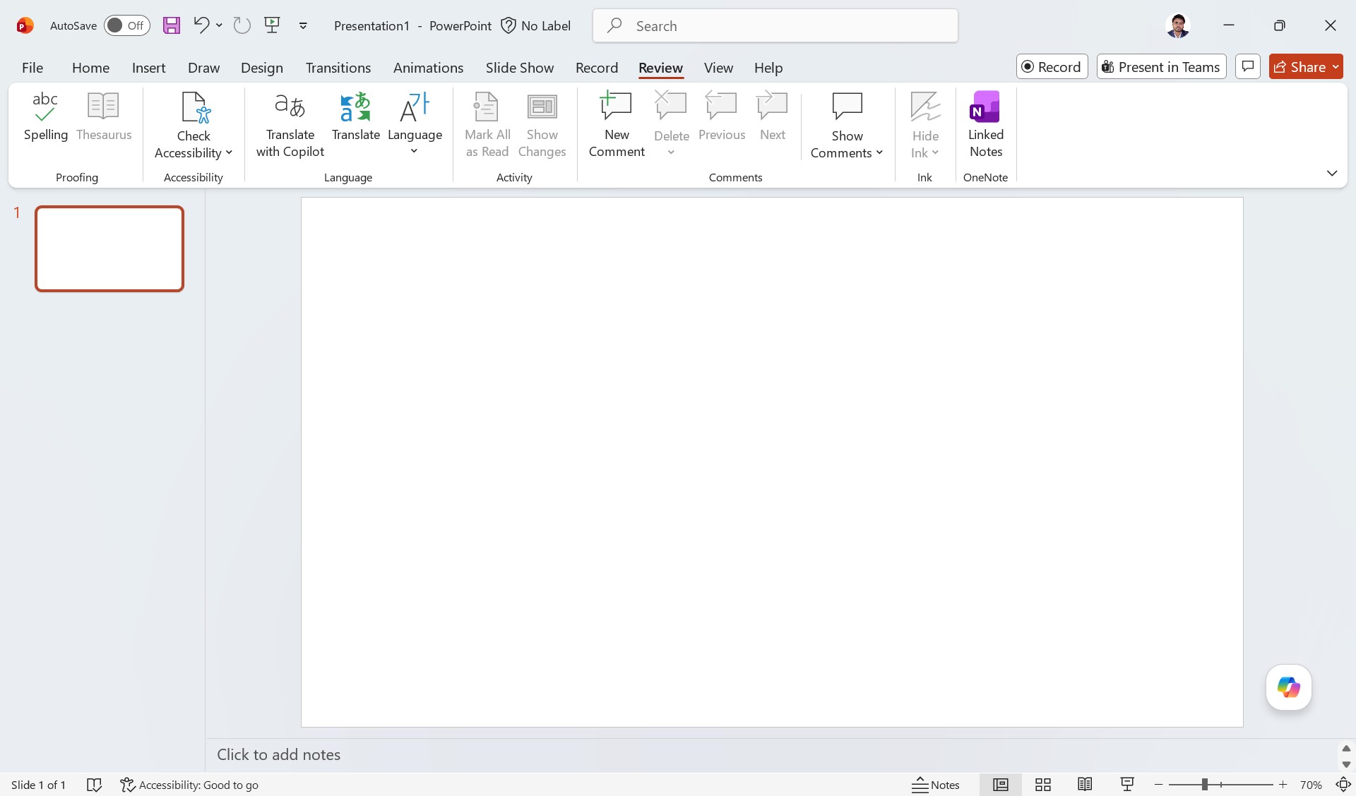 MS PowerPoint Interface - Review MS PowerPoint Interface - Review