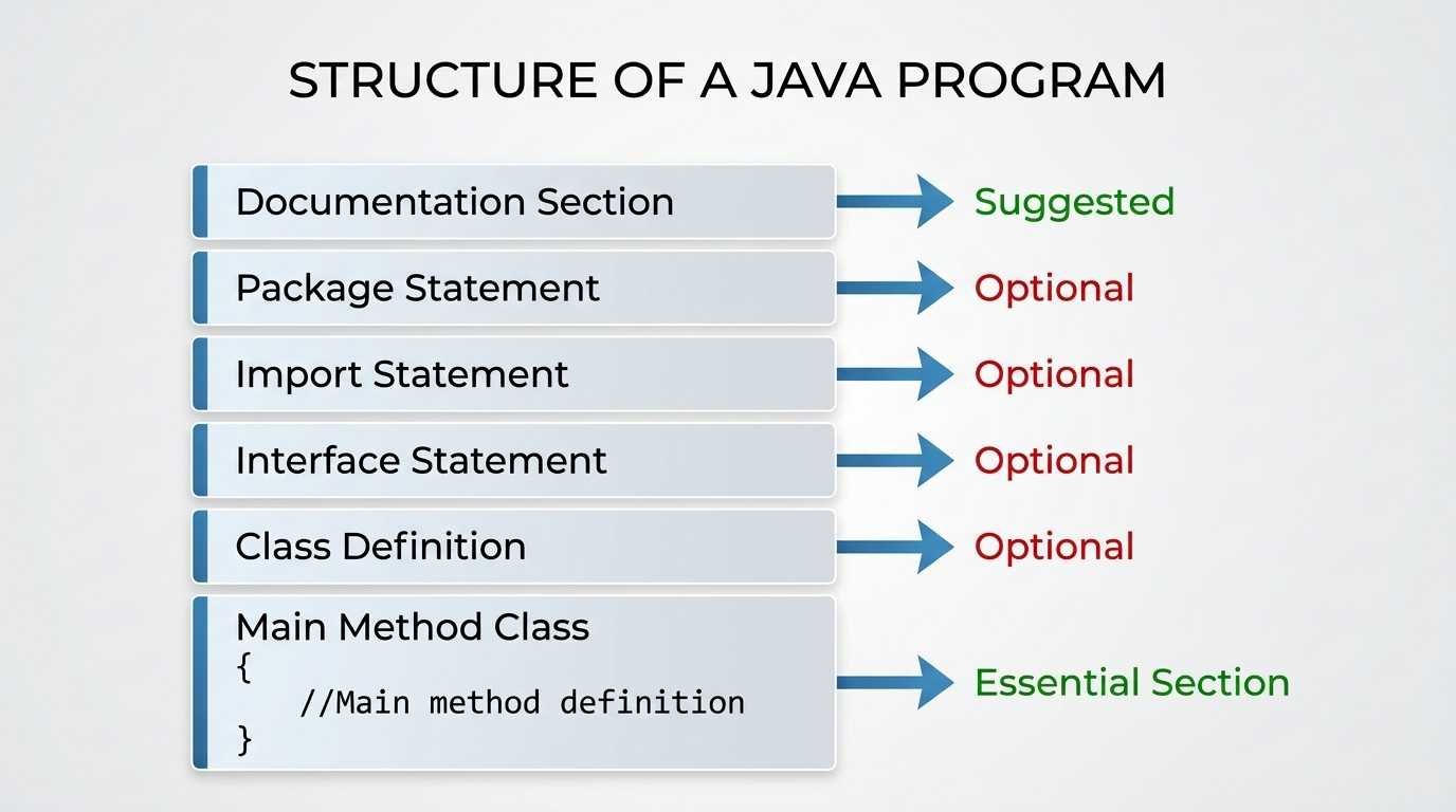Basic Structure of Java Program