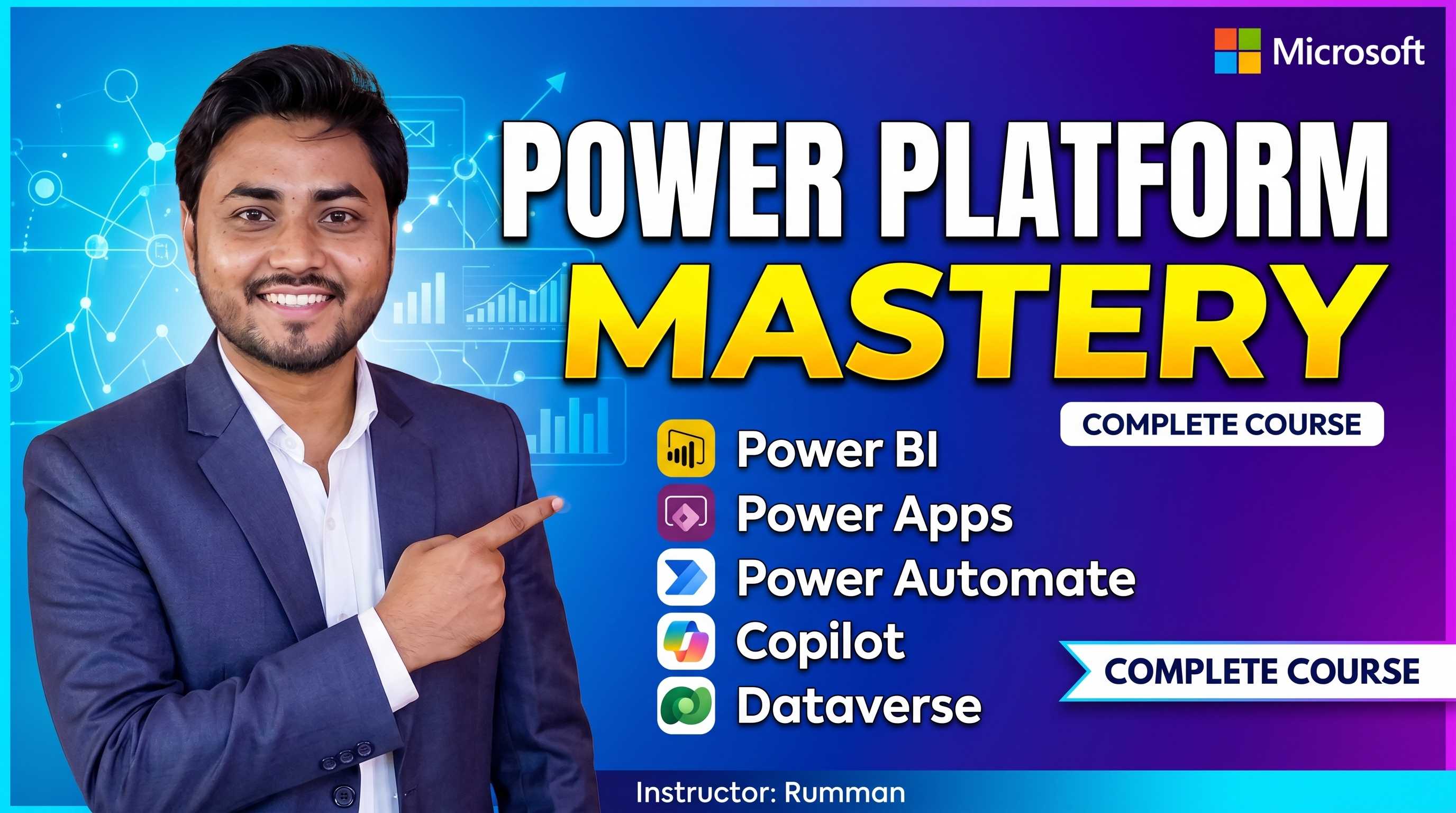 Microsoft Power Platform Mastery (Power BI + Power Apps + Power Automate + Copilot + Dataverse)
