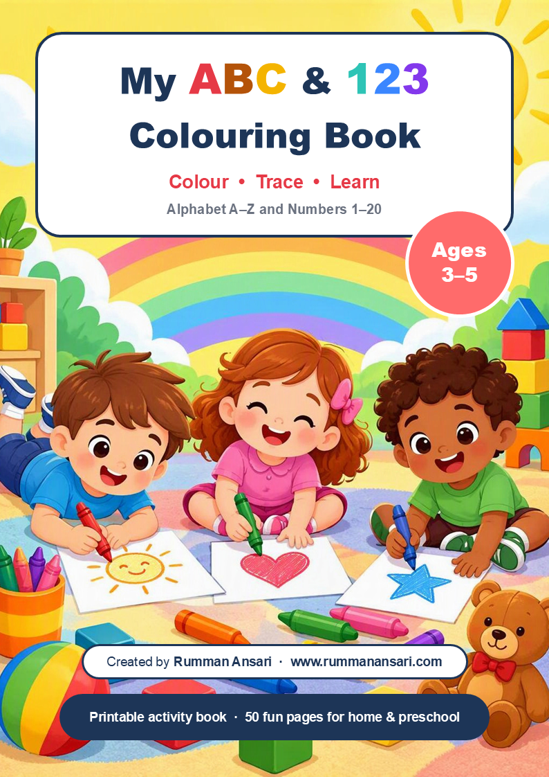 Kids Coloring Book Mega Pack: Color, Learn & Create!
