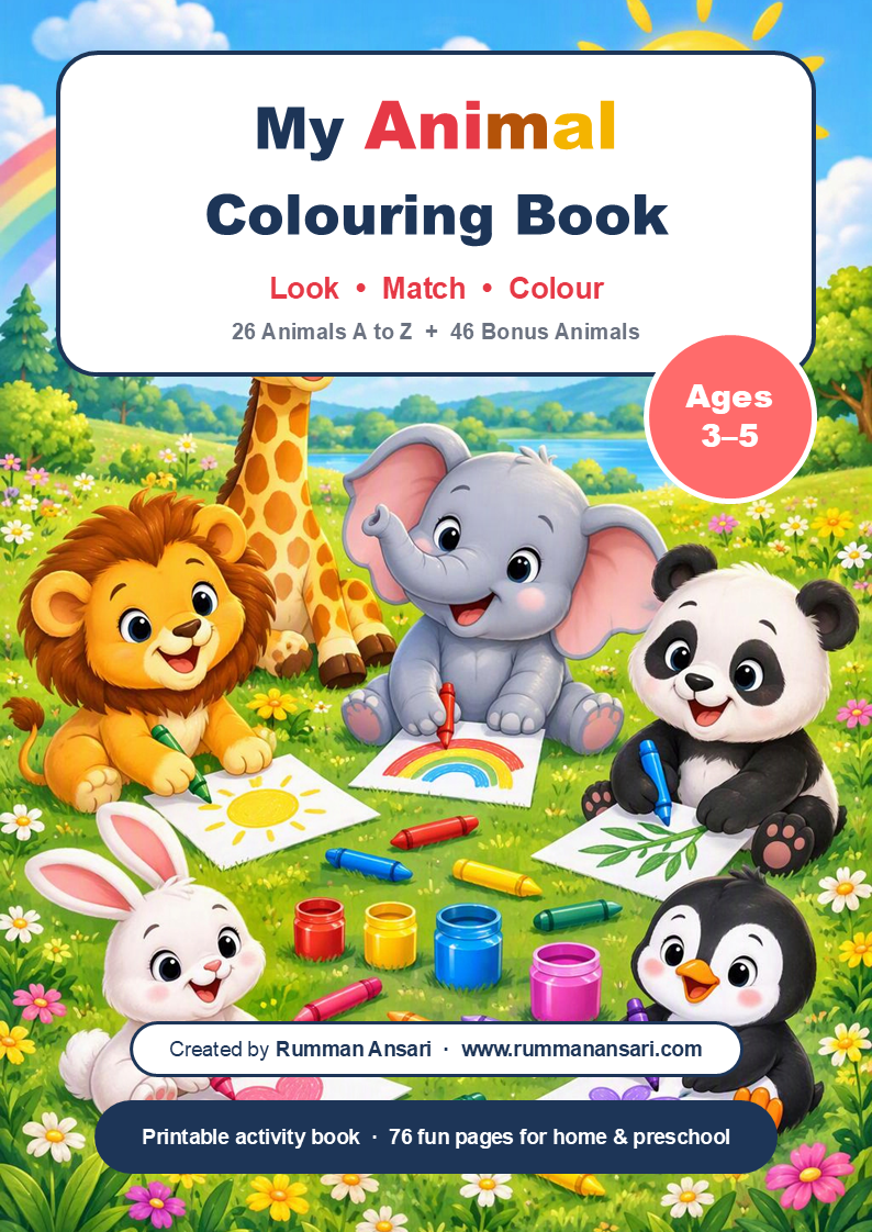 Cover of My First Animal Coloring Book