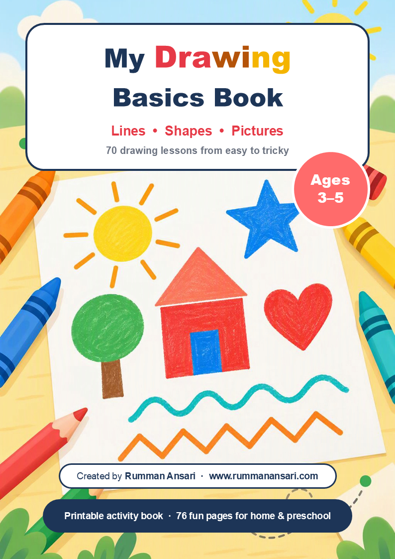 Cover of My First Basic Learning Coloring Book