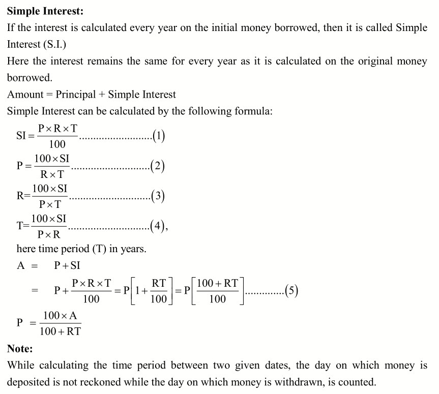 Program to find the simple interest.